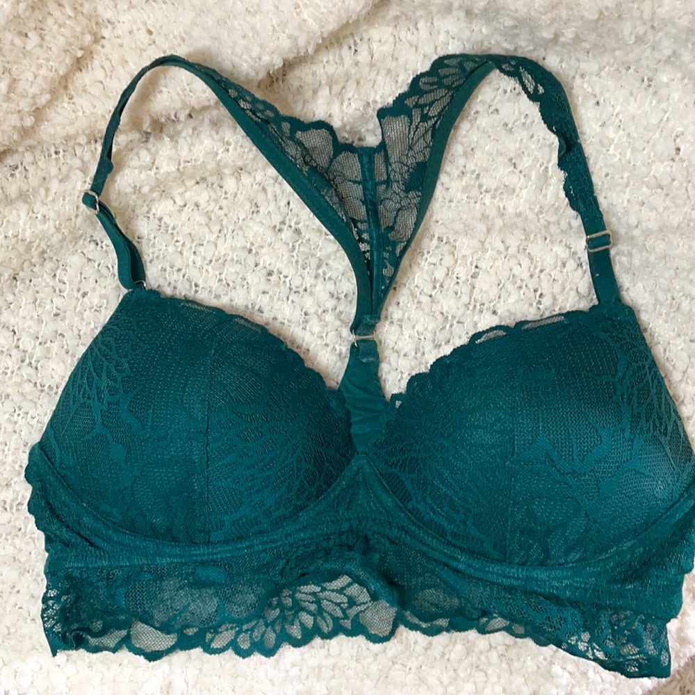 VICTORIA SECRET PINK BRALETTE GREEN
